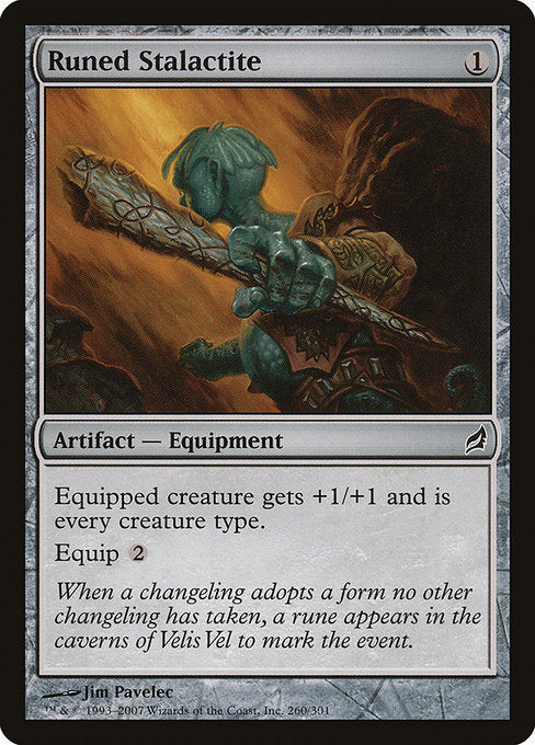 Runed Stalactite (260) (Foil) - Lorwyn - Game On