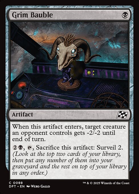 Grim Bauble (88) (Foil) - Aetherdrift - Game On