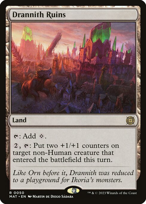 Drannith Ruins (50) (Foil) - March of the Machine: The Aftermath - Game On