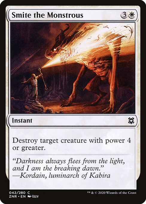 Smite the Monstrous (42) (Foil) - Zendikar Rising - Game On