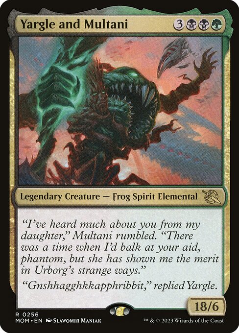 Yargle and Multani (256) (Foil) - March of the Machine - Game On