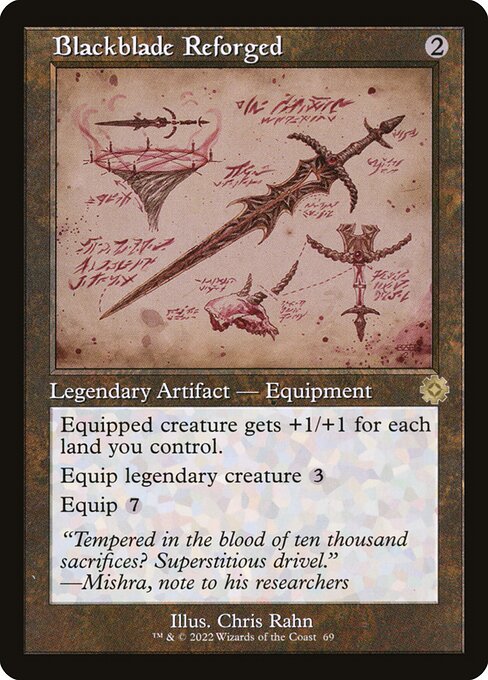 Blackblade Reforged (69) (Foil) - The Brothers' War Retro Artifacts - Game On