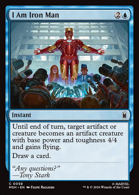 I Am Iron Man (58) (Foil) - Marvel Super Heroes - Game On