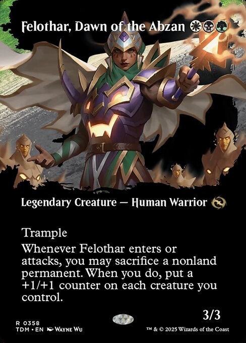 Felothar, Dawn of the Abzan (358) - BORDERLESS - FULL ART - Tarkir: Dragonstorm - Game On