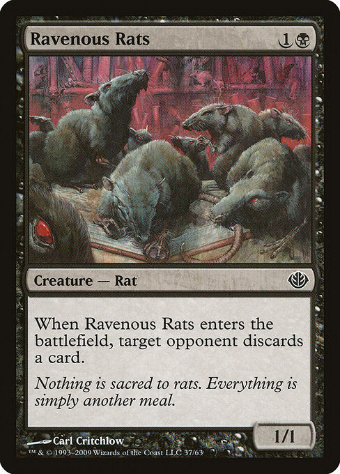 Ravenous Rats (37) - Duel Decks: Garruk vs. Liliana - Game On