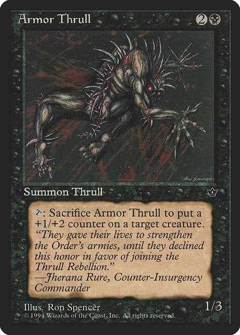 Armor Thrull (33b) - Fallen Empires - Game On