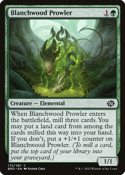 Blanchwood Prowler (172) (Foil) - The Brothers' War - Game On