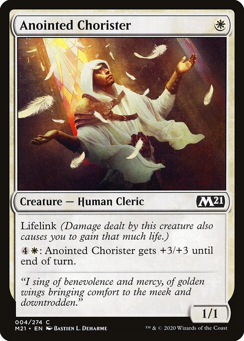 Anointed Chorister (4) (Foil) - Core Set 2021 - Game On