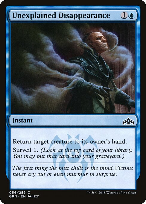 Unexplained Disappearance (56) (Foil) - Guilds of Ravnica - Game On