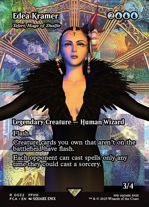 Teferi, Mage of Zhalfir (32) - BORDERLESS - FULL ART - Final Fantasy: Through the Ages - Game On