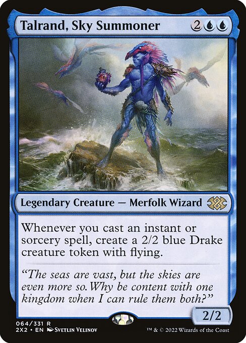 Talrand, Sky Summoner (64) - Double Masters 2022 - Game On