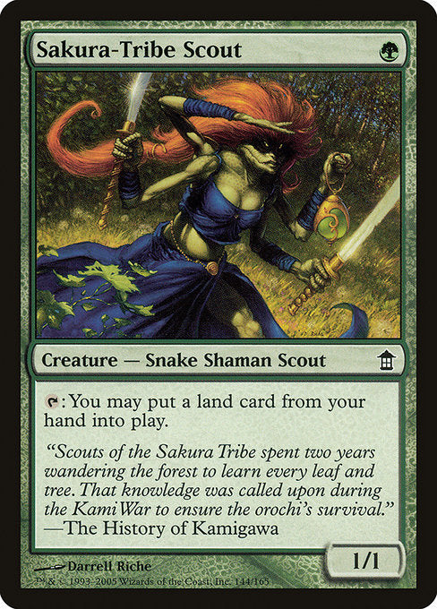 Sakura-Tribe Scout (144) (Foil) - Saviors of Kamigawa - Game On