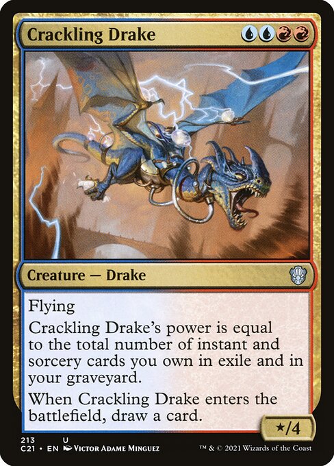 Crackling Drake (213) - Commander 2021 - Game On