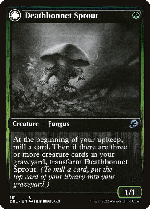 Deathbonnet Sprout // Deathbonnet Hulk (181) (Foil) - Innistrad: Double Feature - Game On