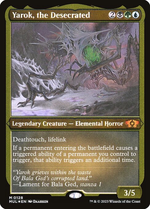 Yarok, the Desecrated (128) (Etched) - Multiverse Legends - Game On