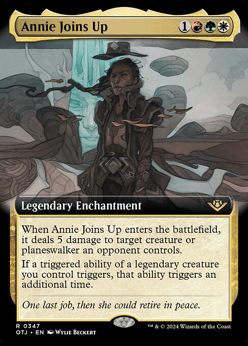 Annie Joins Up (347) - EXTENDED ART (Foil) - Outlaws of Thunder Junction - Game On