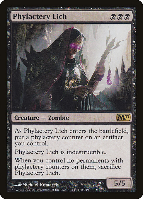 Phylactery Lich (110) (Foil) - Magic 2011 - Game On