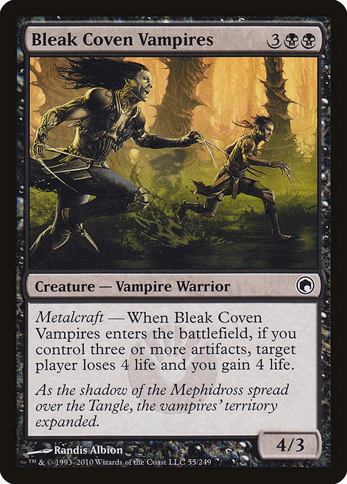 Bleak Coven Vampires (55) (Foil) - Scars of Mirrodin - Game On
