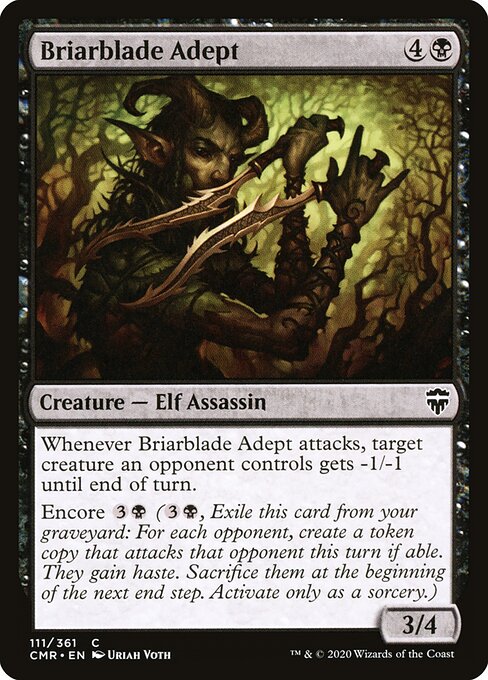 Briarblade Adept (111) (Foil) - Commander Legends - Game On