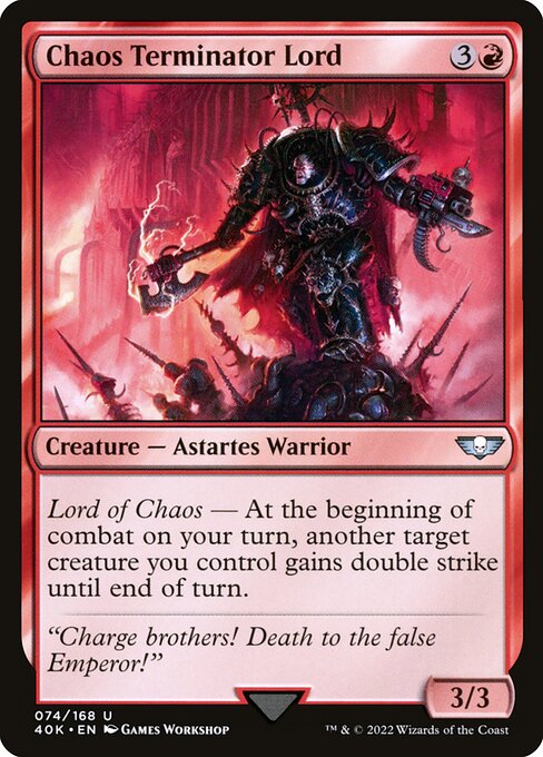 Chaos Terminator Lord (74) - Warhammer 40,000 Commander - Game On
