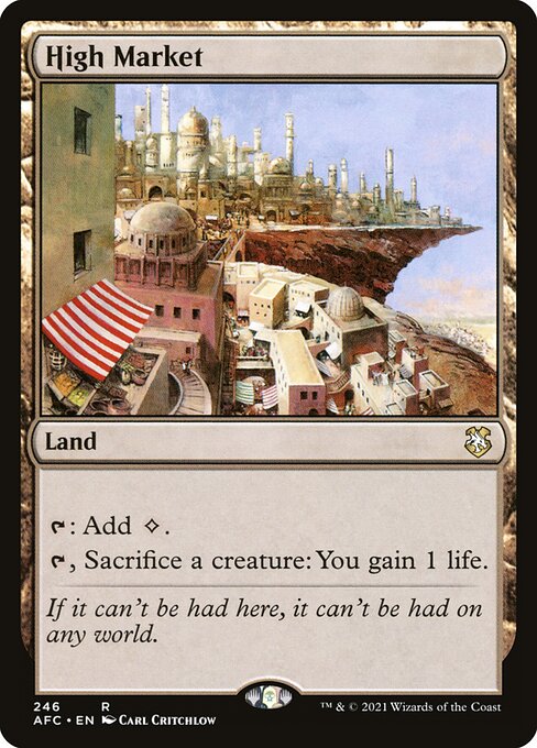 High Market (246) - Forgotten Realms Commander - Game On