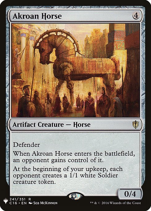 Akroan Horse (C16-241) - The List - Game On