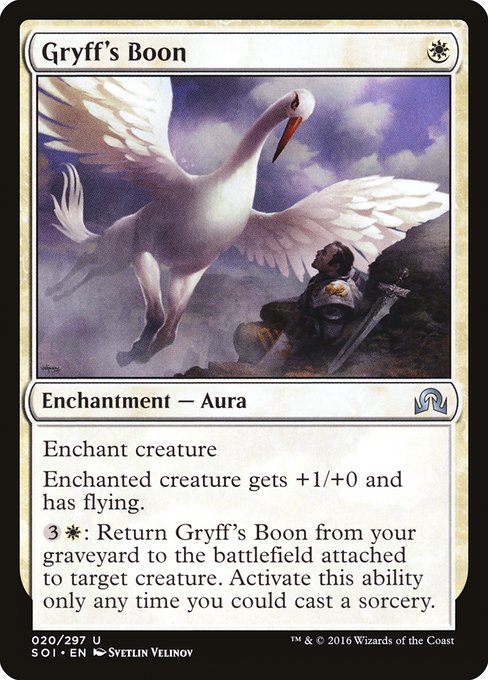 Gryff's Boon (20) - Shadows over Innistrad - Game On
