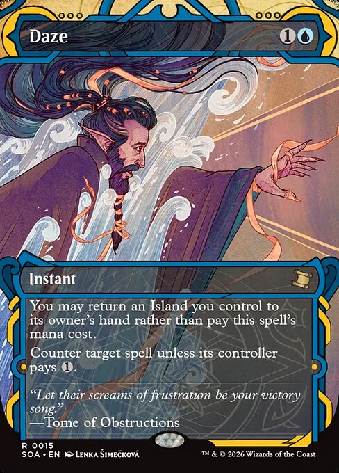 Daze (15) - BORDERLESS - Secrets of Strixhaven Mystical Archive - Game On
