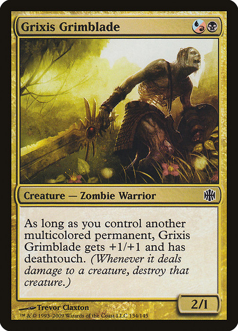 Grixis Grimblade (134) (Foil) - Alara Reborn - Game On