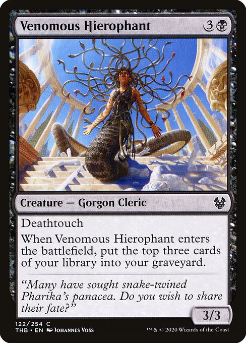 Venomous Hierophant (122) (Foil) - Theros Beyond Death - Game On