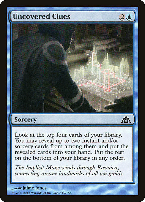 Uncovered Clues (19) (Foil) - Dragon's Maze - Game On