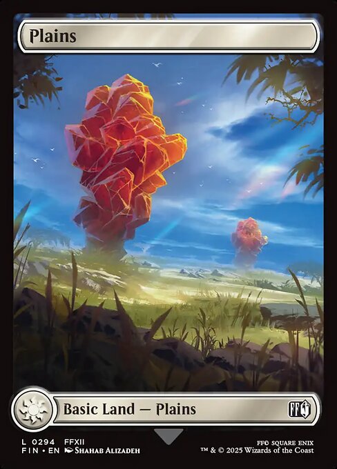 Plains (294) - FULL ART - Final Fantasy - Game On