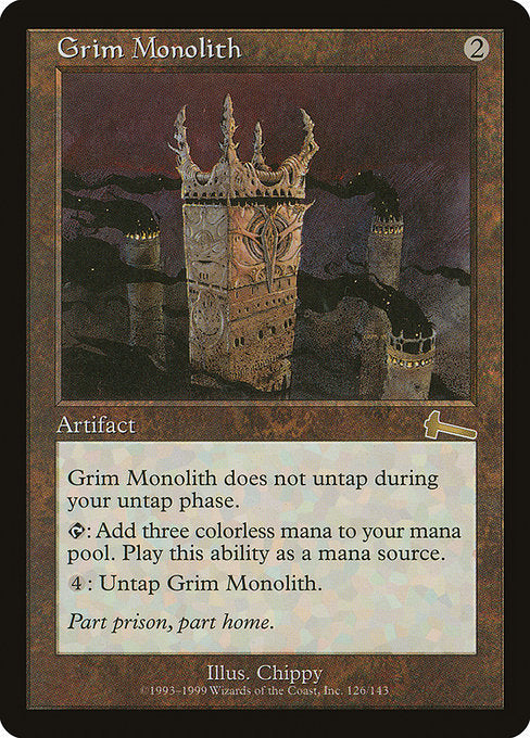 Grim Monolith (126) - Urza's Legacy - Game On