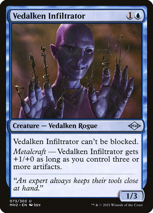 Vedalken Infiltrator (73) (Foil) - Modern Horizons 2 - Game On