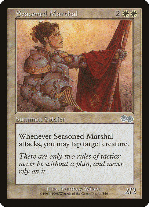 Seasoned Marshal (44) - Urza's Saga - Game On