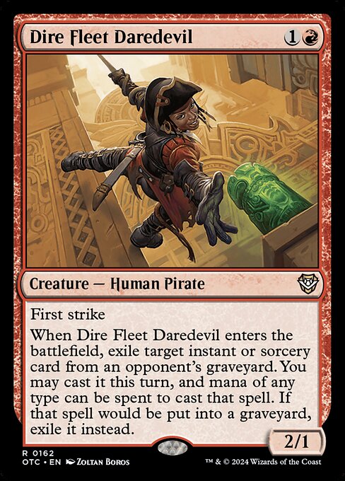 Dire Fleet Daredevil (162) - Outlaws of Thunder Junction Commander - Game On