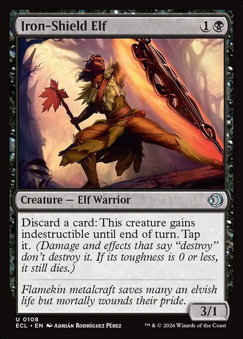 Iron-Shield Elf (108) (Foil) - Lorwyn Eclipsed - Game On
