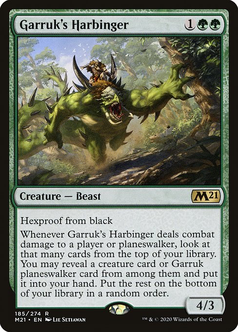 Garruk's Harbinger (185) (Foil) - Core Set 2021 - Game On