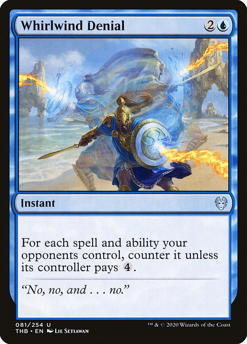 Whirlwind Denial (81) (Foil) - Theros Beyond Death - Game On