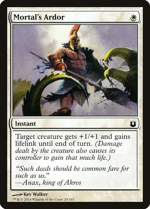 Mortal's Ardor (20) (Foil) - Born of the Gods - Game On