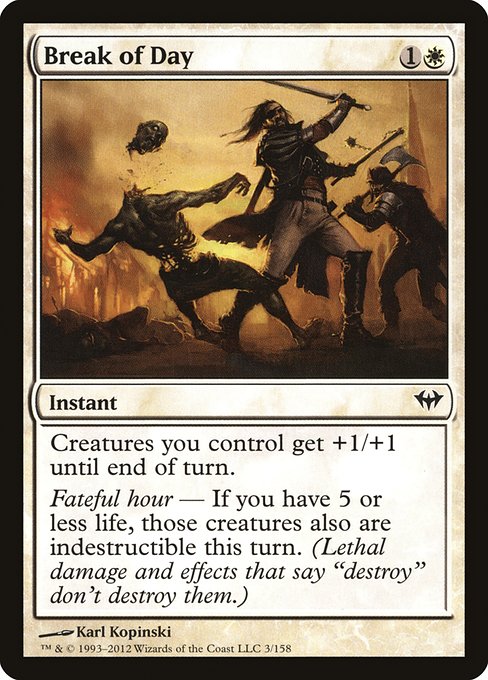 Break of Day (3) (Foil) - Dark Ascension - Game On