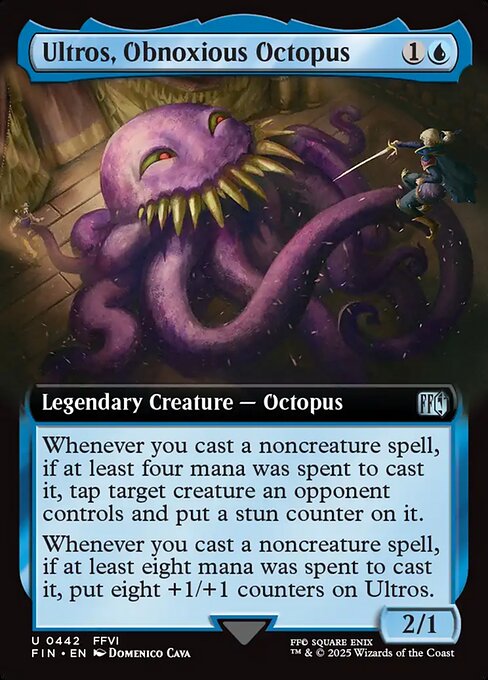 Ultros, Obnoxious Octopus (442) - EXTENDED ART - Final Fantasy - Game On