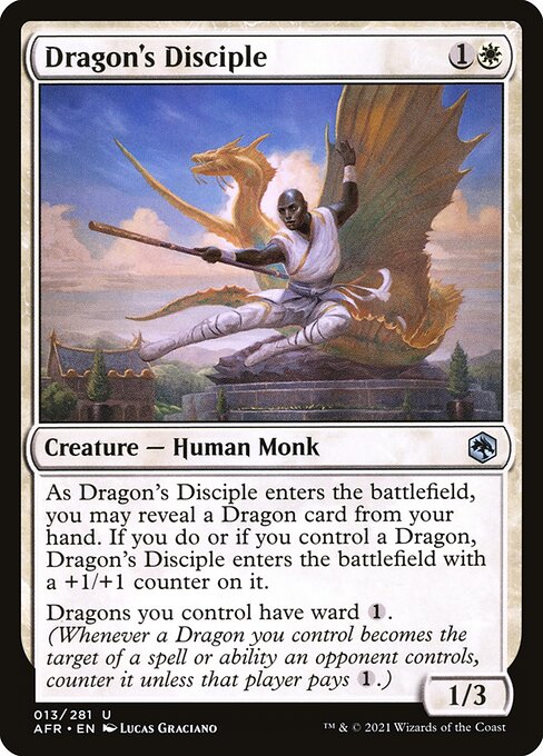 Dragon's Disciple (13) (Foil) - Adventures in the Forgotten Realms - Game On