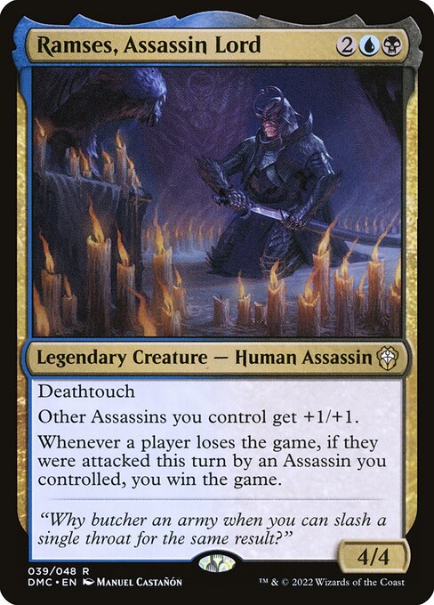 Ramses, Assassin Lord (39) (Foil) - Dominaria United Commander - Game On
