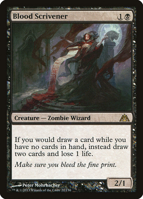 Blood Scrivener (22) (Foil) - Dragon's Maze - Game On