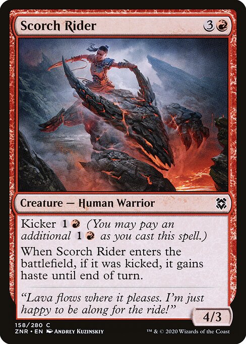 Scorch Rider (158) - Zendikar Rising - Game On