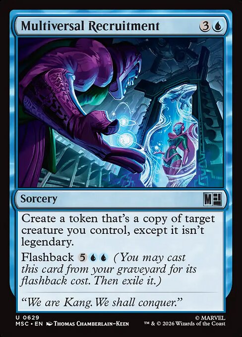 Multiversal Recruitment (629) (Foil) - Marvel Super Heroes Commander - Game On