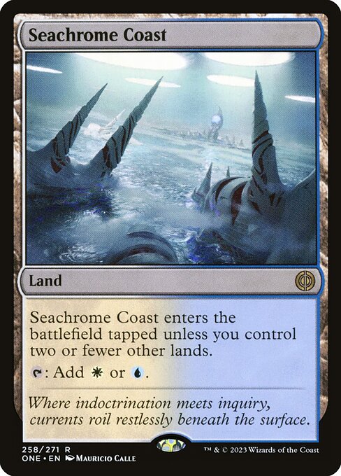 Seachrome Coast (258) - Phyrexia: All Will Be One - Game On