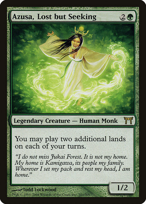 Azusa, Lost but Seeking (201) - Champions of Kamigawa - Game On