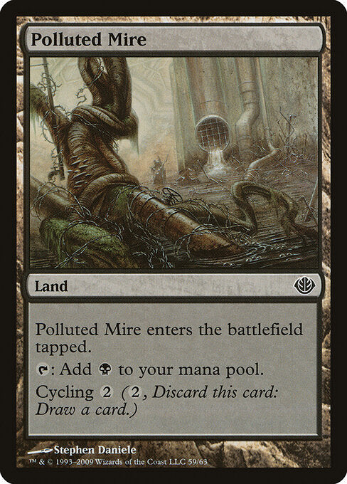 Polluted Mire (59) - Duel Decks: Garruk vs. Liliana - Game On